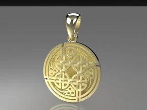 pendant celtic knots mdf1049 3D Model