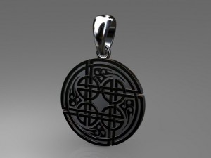 pendant celtic knots mdf1049 3D मॉडल