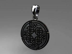 pendant celtic knots mdf1049 3D Model