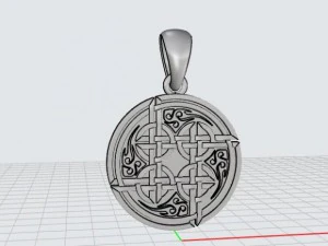 pendant celtic knots mdf1049 3D Model