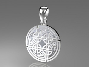 pendant celtic knots mdf1049 3D मॉडल