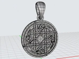 pendant celtic knots mdf1049 3D Model