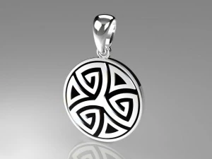 liontin simpul celtic mdf1028 Model 3D