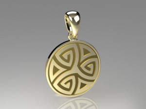 pendant celtic knots mdf1028 Modelo 3D