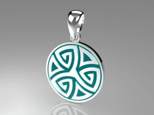 pendant celtic knots mdf1028 3D Model