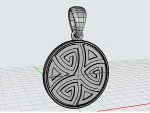 pendant celtic knots mdf1028 Modelo 3D