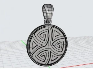 pendant celtic knots mdf1028 3D Model