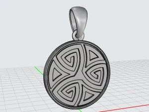 pendant celtic knots mdf1028 3D Model
