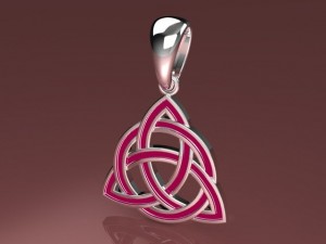 triquetra pendant mdf1038 Modèle 3D