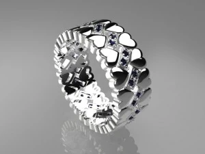 Schmuckring MDF1290 3D Modell