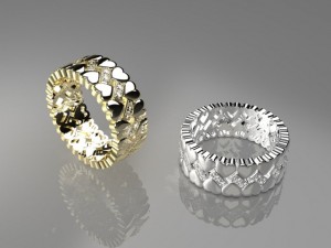 jewelry ring mdf1290 3D 模型