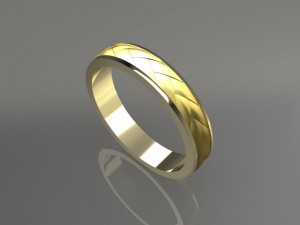 wedding ring mdf1297 3D 模型