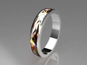 wedding ring mdf1297 3D 模型