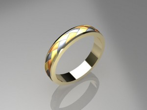 wedding ring mdf1297 3D 模型