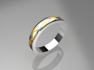wedding ring mdf1297 3D 模型