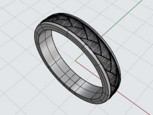 wedding ring mdf1297 3D 模型