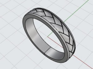 wedding ring mdf1297 3D 模型