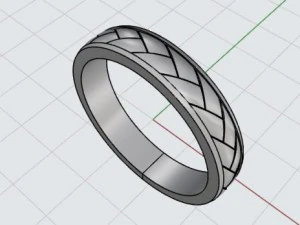 wedding ring mdf1297 3D Model