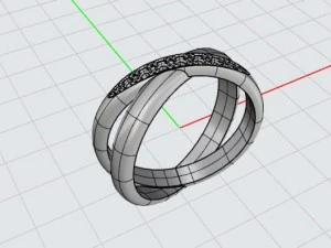 jewelry ring mdf1124 3D Model