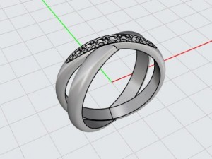 jewelry ring mdf1124 3D Model