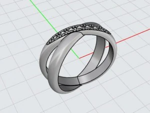 jewelry ring mdf1124 3D Model