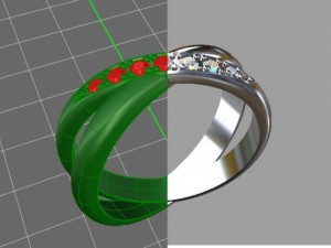 jewelry ring mdf1124 3D Model