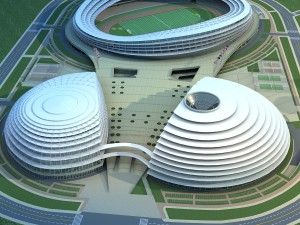 stadium buildings 3D Model