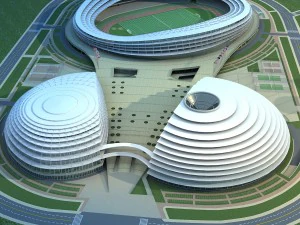Stadyum binaları 3D Model
