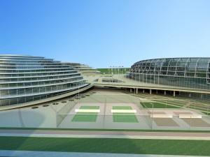 stadium buildings Modelo 3D