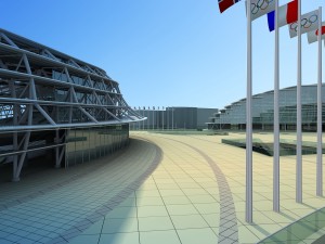 stadium buildings Modelo 3D