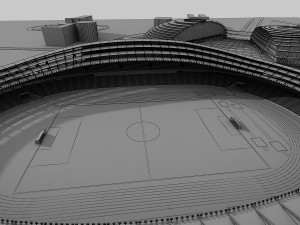 stadium buildings Modelo 3D