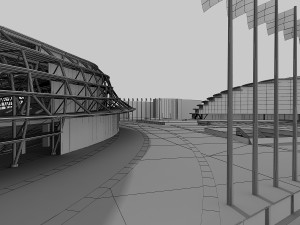 stadium buildings Modelo 3D