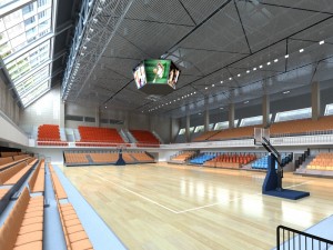 basketball hall 3D Model