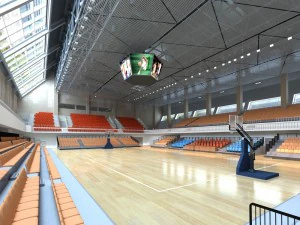 basketball hall 3D Model