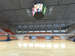 basketball hall 3D Model