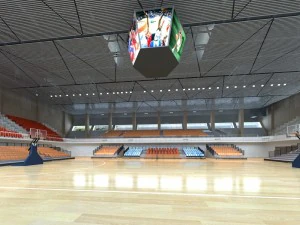 basketball hall 3D Model