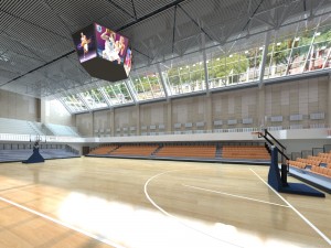 basketball hall 3D Model