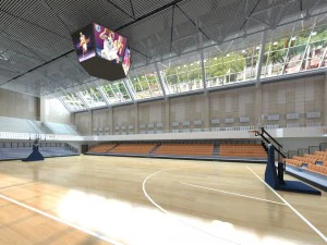 basketball hall 3D Model