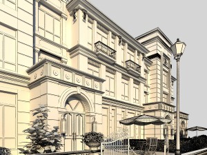 house scene 3D 모델