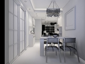 living room scene 14 3D 모델