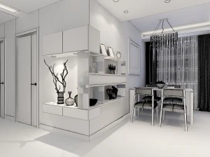 living room scene 14 3D Model
