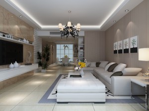 living room scene 15 3D Model