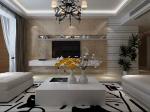 living room scene 15 3D Model