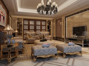 living room scene 16 3D Model
