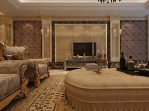 living room scene 16 3D Model