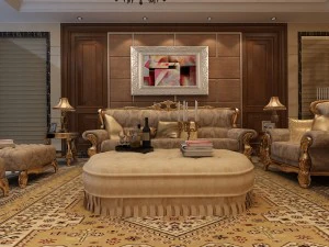 living room scene 16 3D Model