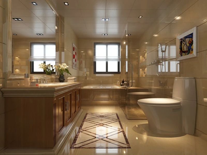 bathroom interior 3D Model .c4d .max .obj .3ds .fbx .stl .blend 