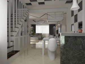 modern i&ccedil; mekan 3D Model