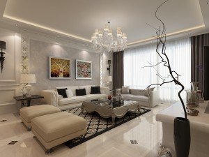 living room 1 Modelo 3D