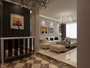 living room 1 Modèle 3D